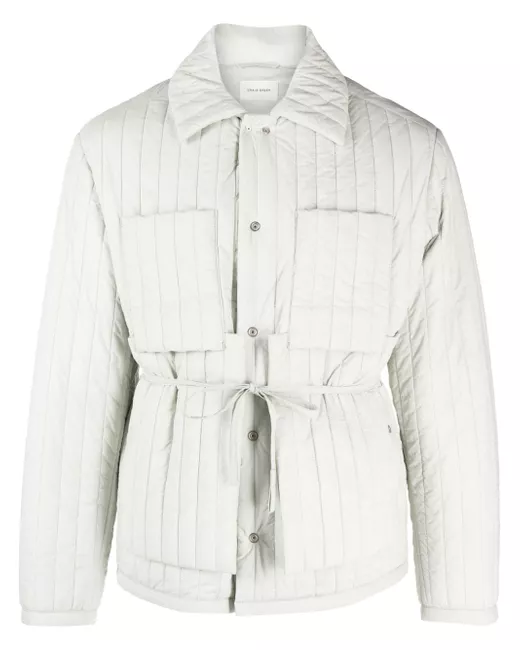 Craig Green belted quilted shirt jacket