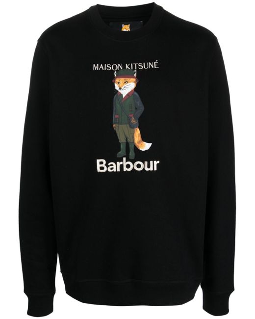 Barbour logo-print sweatshirt