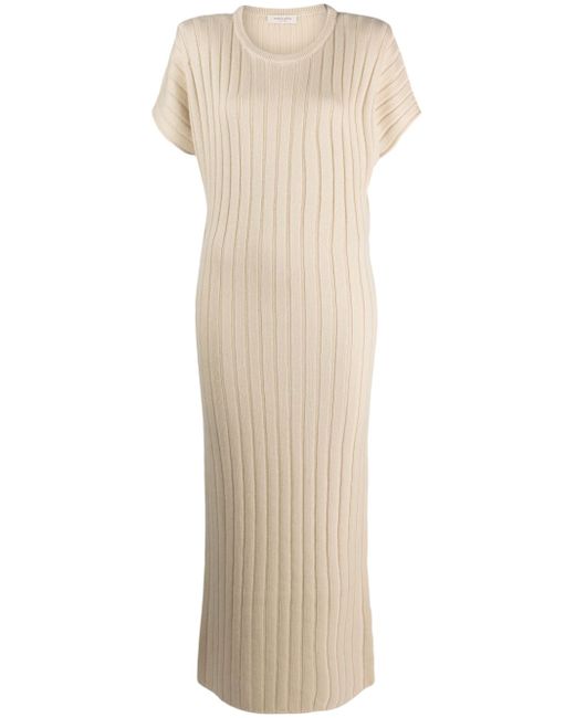 Giuliva Heritage round-neck ribbed-knit dress