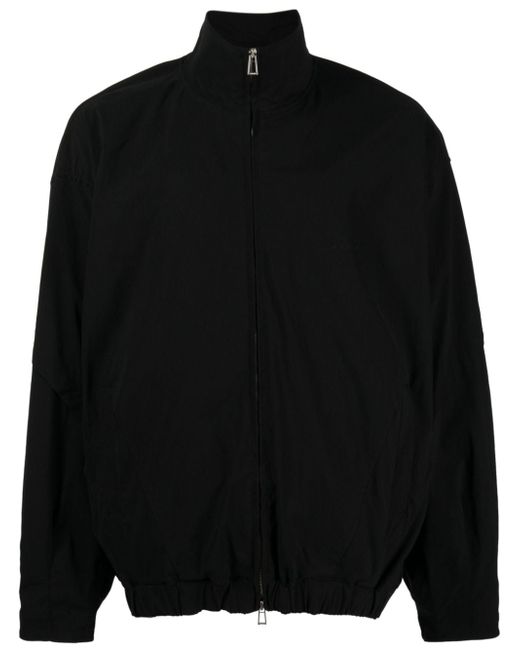 Songzio high-neck two way-zip jacket