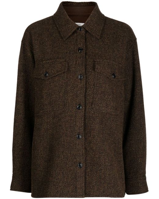 Studio Tomboy wool-blend shirt jacket