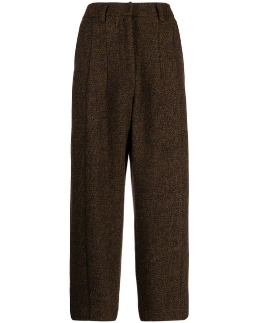 Studio Tomboy pleat-detail wool-blend trousers