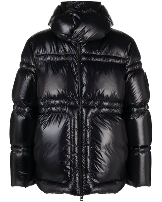 Moncler high-shine quilted jacket