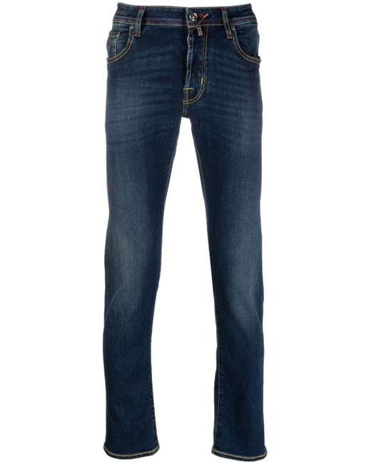Jacob Cohёn skinny-leg logo-patch jeans