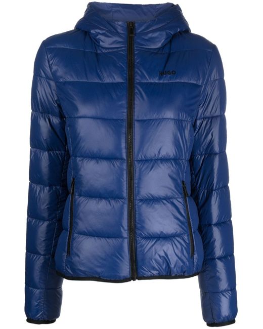 Hugo Boss zip-up padded puffer jacket