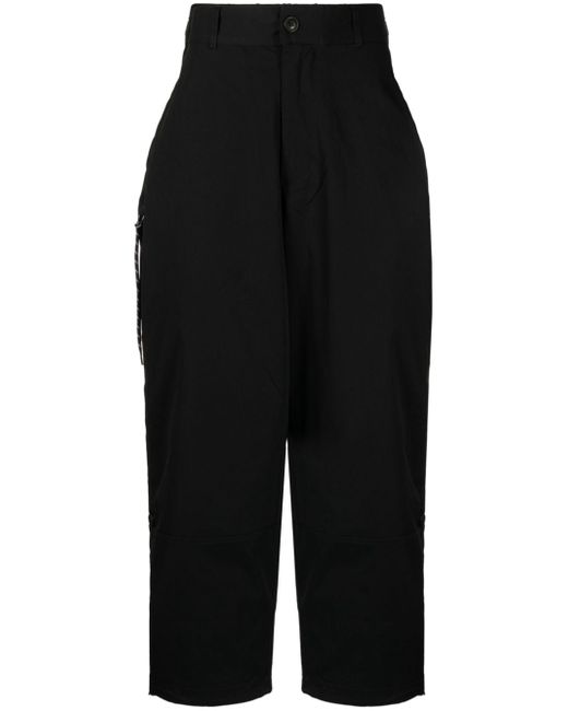 Izzue mid-rise straight-leg trousers