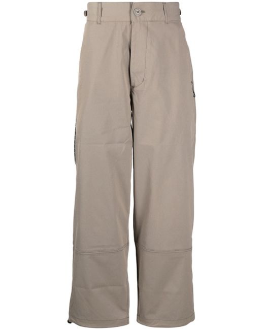 Izzue mid-rise straight-leg trousers