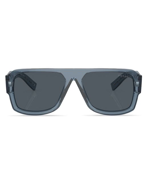 Prada square-frame transparent sunglasses