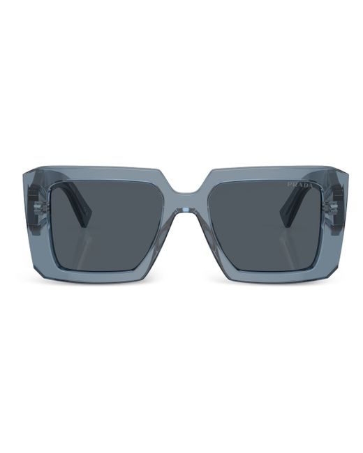 Prada triangle-logo square sunglasses
