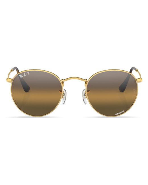 Ray-Ban Chromance round-frame sunglasses