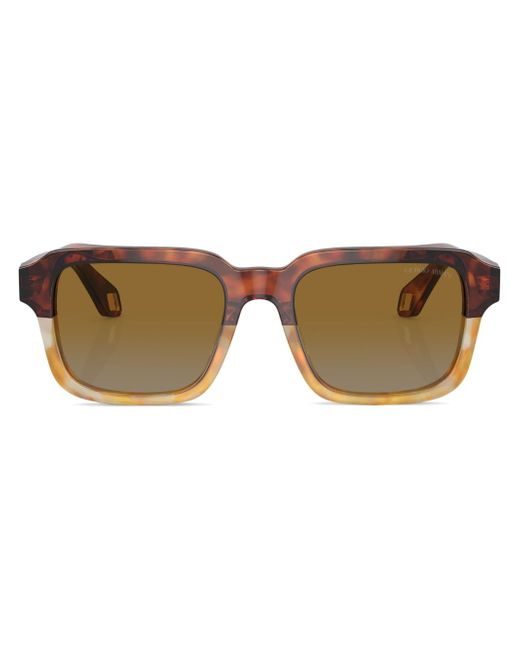 Giorgio Armani tinteds-lens rectangle-frame sunglasses