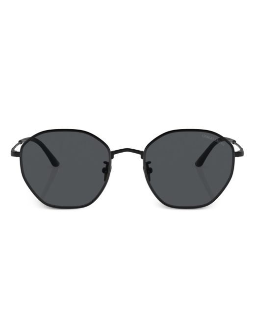 Giorgio Armani tinted-lens geometric-frame sunglasses