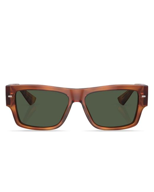 Dolce & Gabbana tortoiseshell-effect square-frame sunglasses