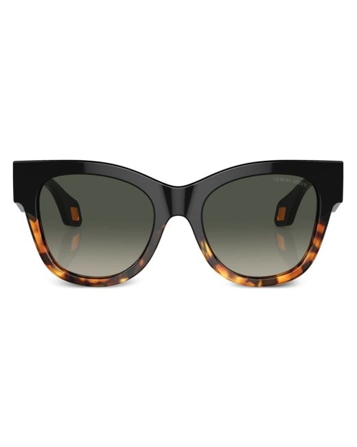 Giorgio Armani tortoiseshell-effect cat-eye sunglasses