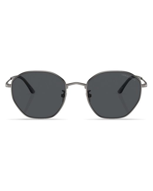 Giorgio Armani tinted-lens geometric-frame sunglasses