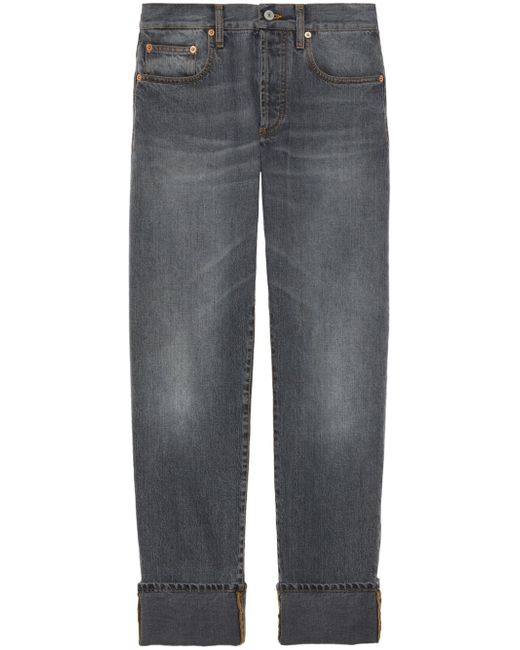 Gucci Retro Square G straight-leg jeans