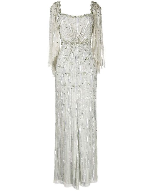 Jenny Packham sequin-embellished tulle gown