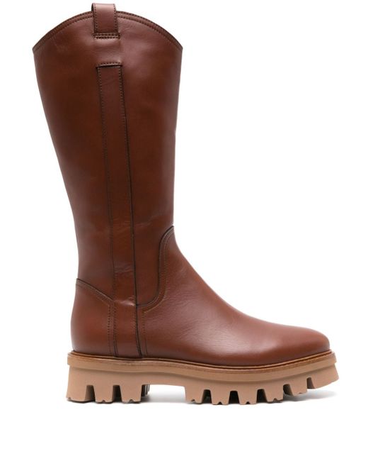 Agl Natalia 30mm leather boots