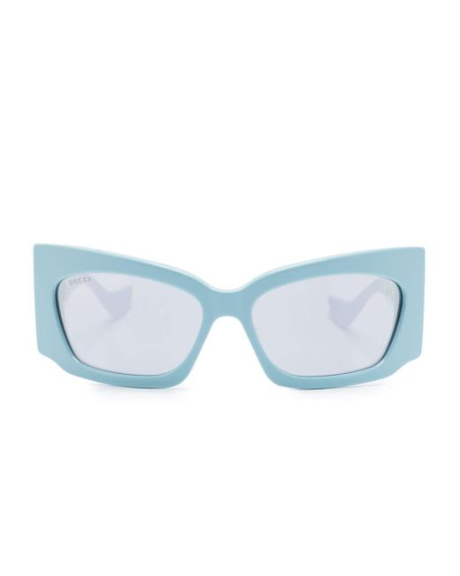Gucci geometric-frame tinted sunglasses
