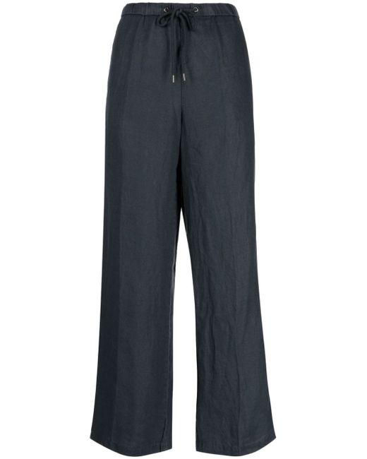 James Perse straight-leg linen trousers