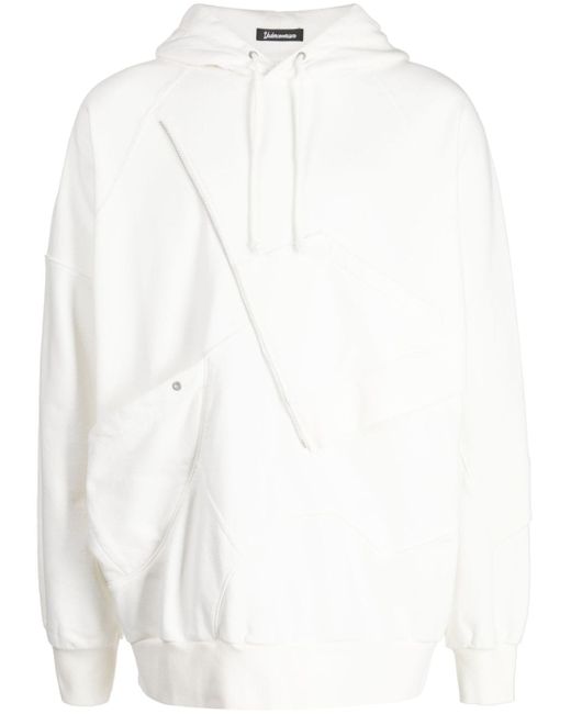 Undercover zip-detail cotton hoodie