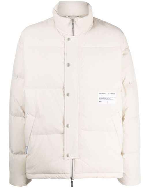 Izzue logo-patch down puffer jacket