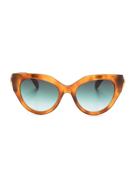 Gucci tortoiseshell-effect cat eye-frame sunglasses