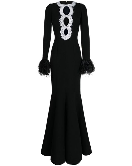 Andrew Gn cut-out crystal-embellished gown