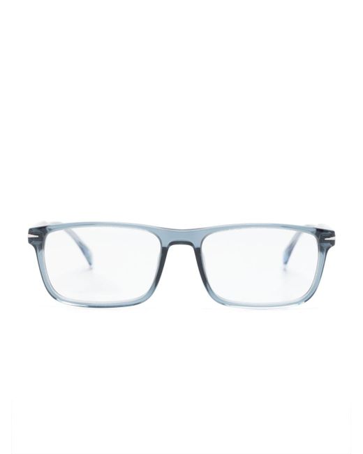 David Beckham Eyewear transparent rectangle-frame glasses