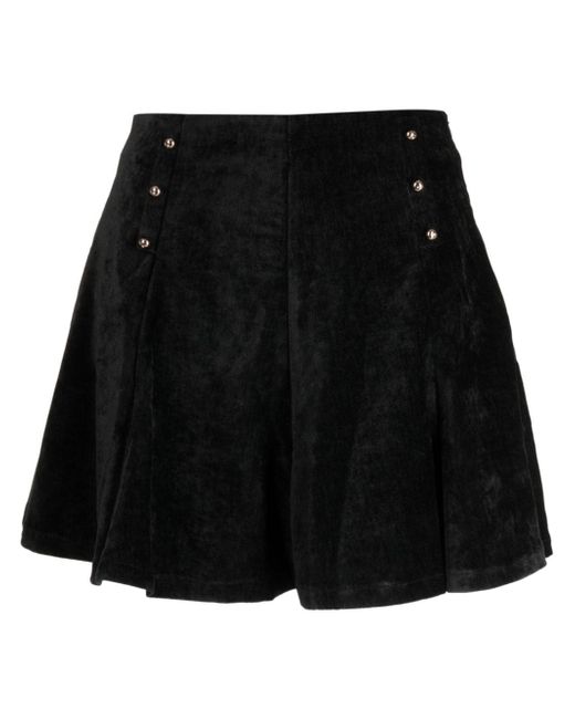b+ab stud-detail pleated skirt