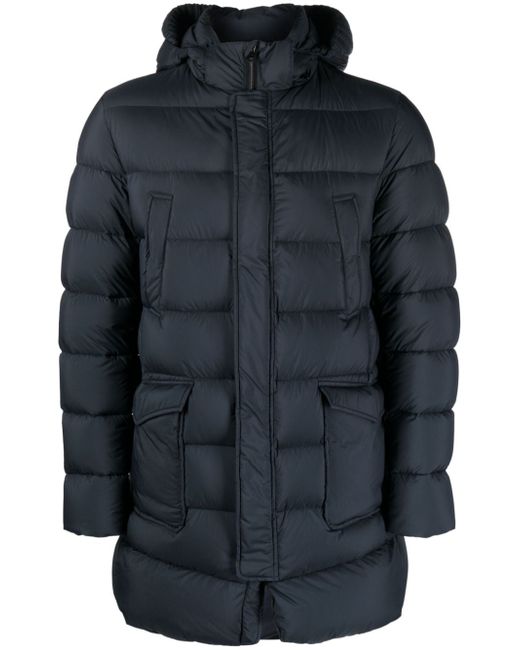Herno quilted hooded down jacket