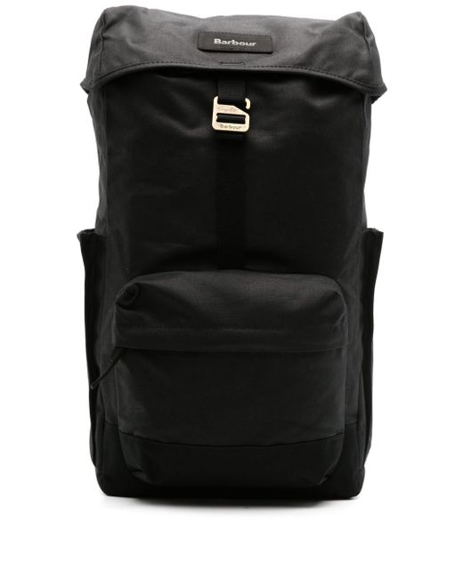 Barbour Essential Wax logo-patch backpack