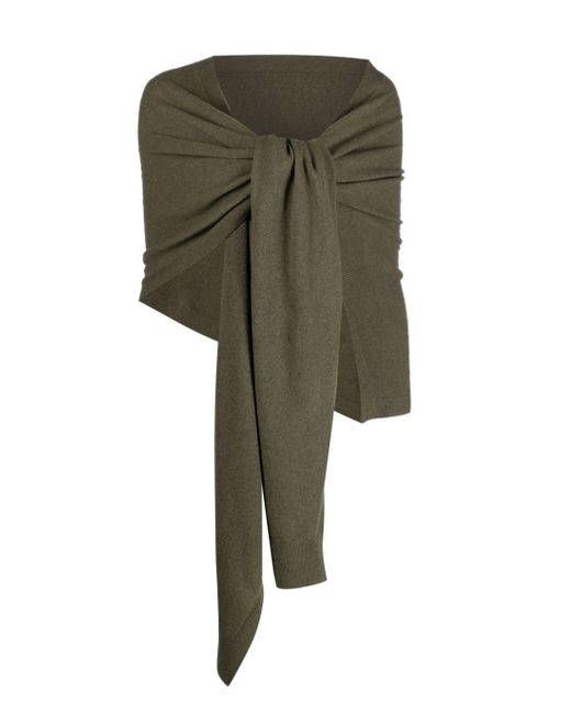 Lemaire wraparound knitted scarf