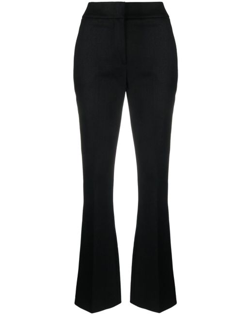 Genny laminated tailored trousers