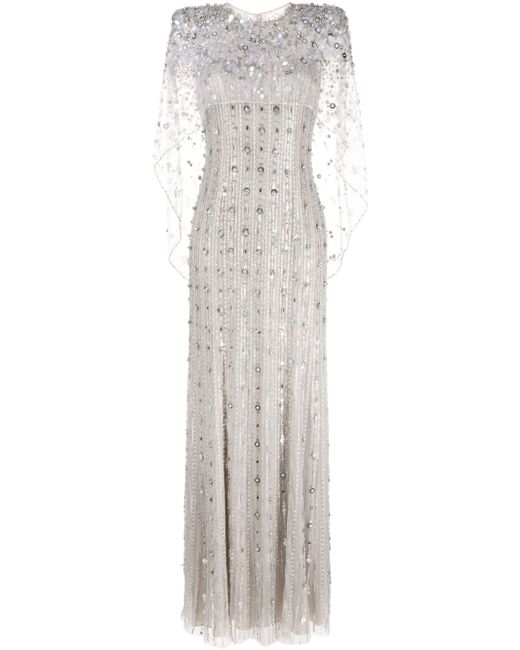 Jenny Packham Nettie sequin-embellished tulle gown