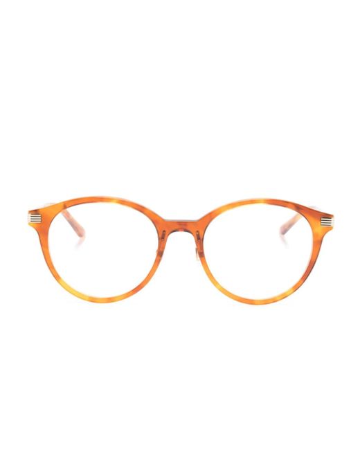 Gucci tortoiseshell round-frame glasses
