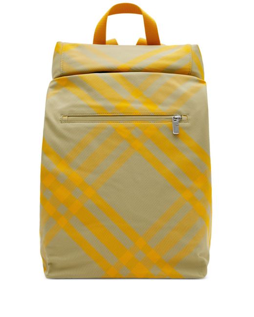 Burberry Roll checked backpack