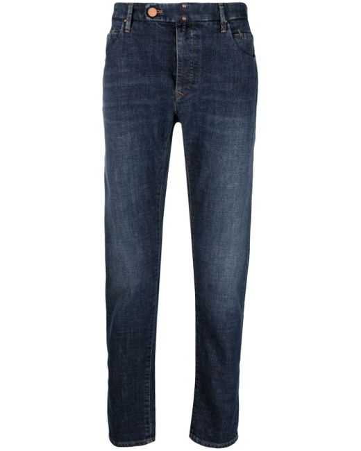Incotex mid-rise slim-cut jeans
