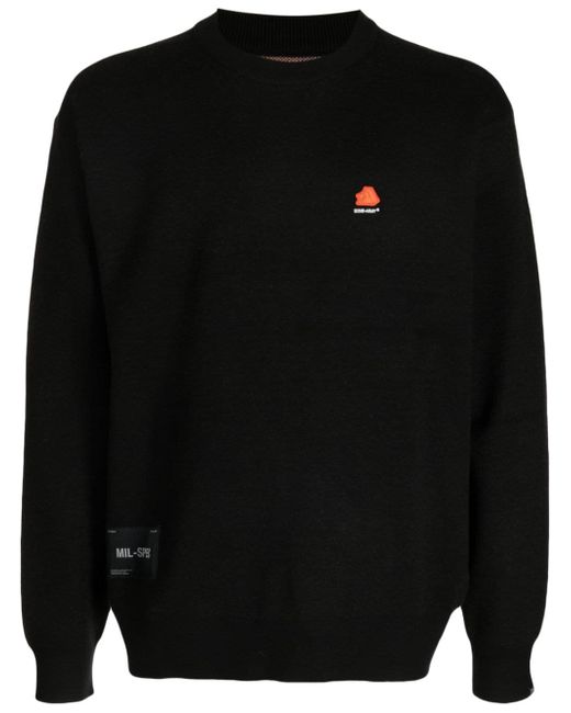 Izzue intarsia-knit logo jumper