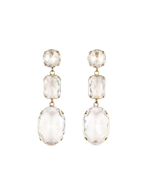 Jennifer Behr Adrian crystal embellished earrings