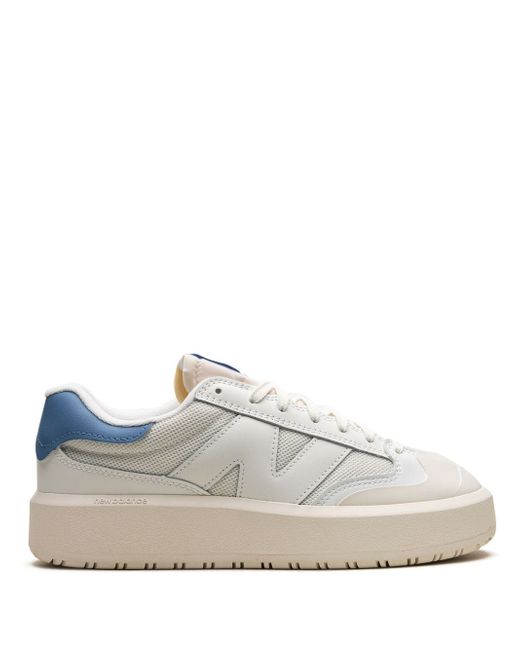 New Balance CT302 White Heritage leather sneakers