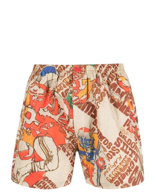 Erl graphic-print boxers