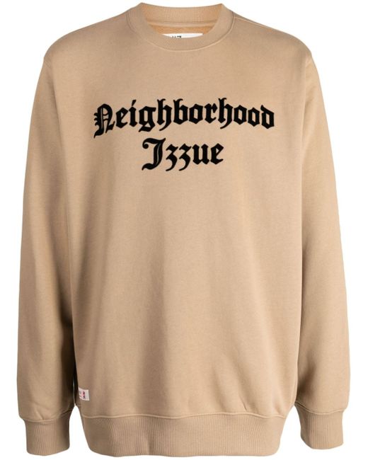 Izzue slogan-print cotton-blend sweatshirt