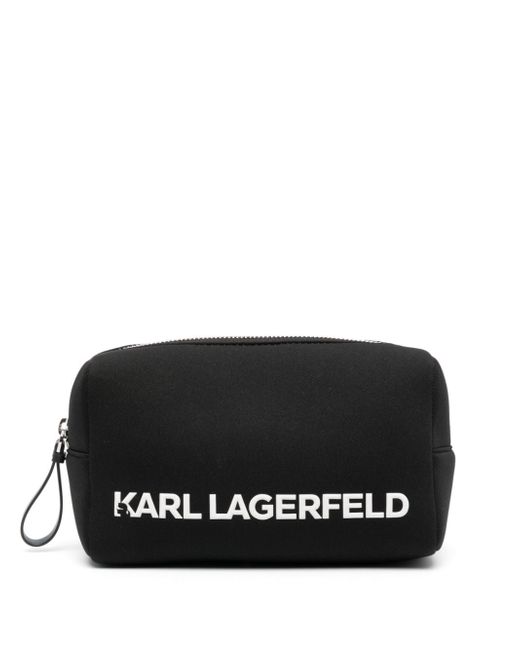 Karl Lagerfeld K/Skuare zipped wash bag