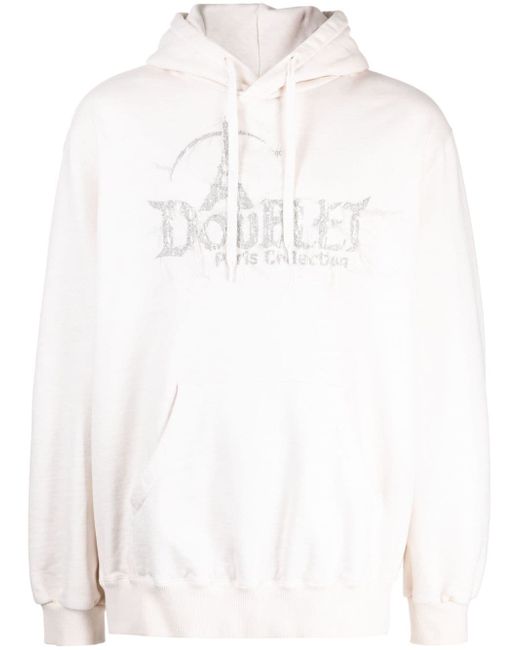 Doublet logo-embellished hoodie