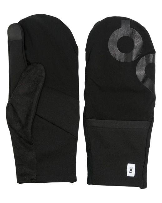 On Running logo-patch full-finger design gloves