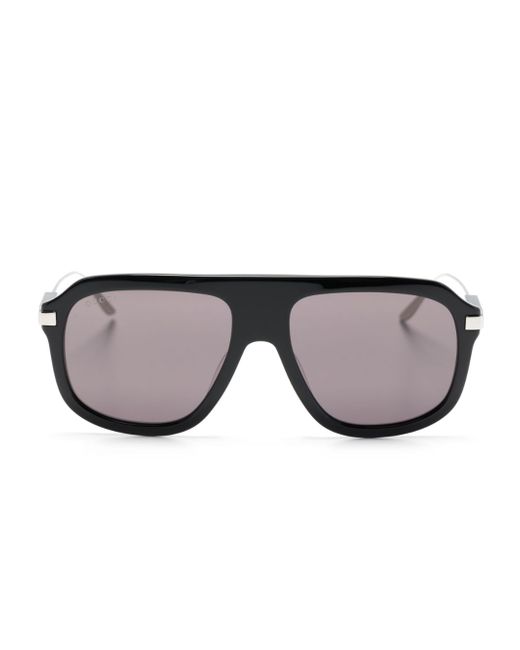 Gucci pilot-frame acetate sunglasses