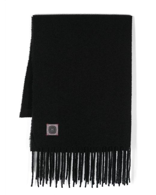 Destin fringed wool blend scarf