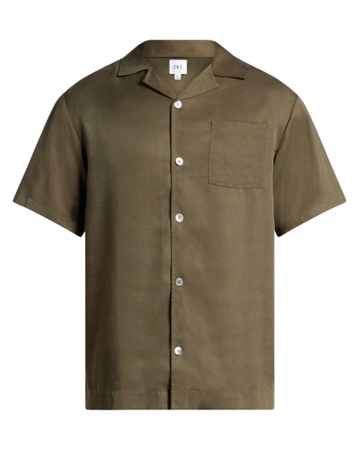 Ché camp-collar short-sleeve shirt