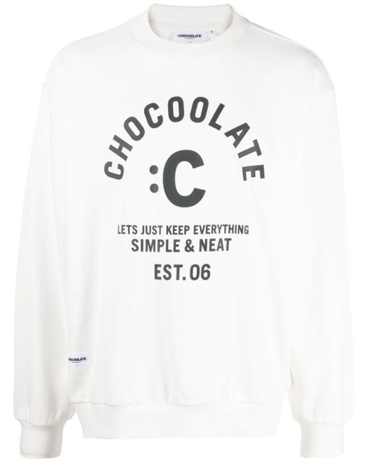Chocoolate slogan-print sweatshirt